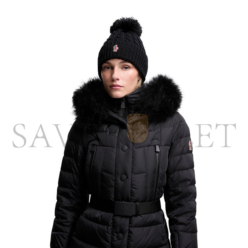 MONCLER WOOL BEANIE WITH POM POM K20983B000120402A999